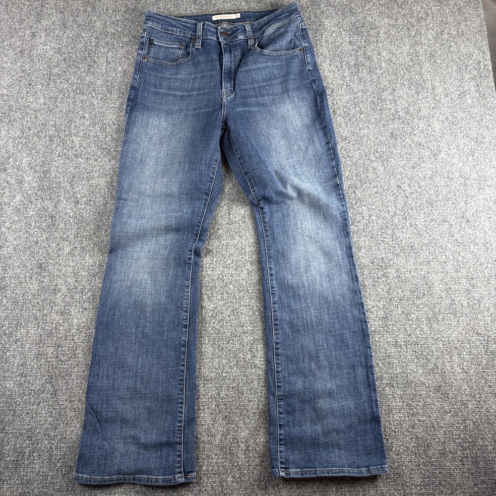 Levi's 725 High Rise Bootcut Jeans Medium Blue Wash Women's Size W30 L32
